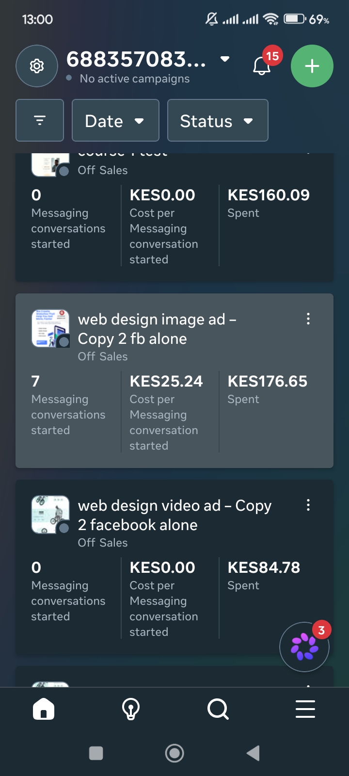 Meta Ads Manager: Account Performance & Budgets